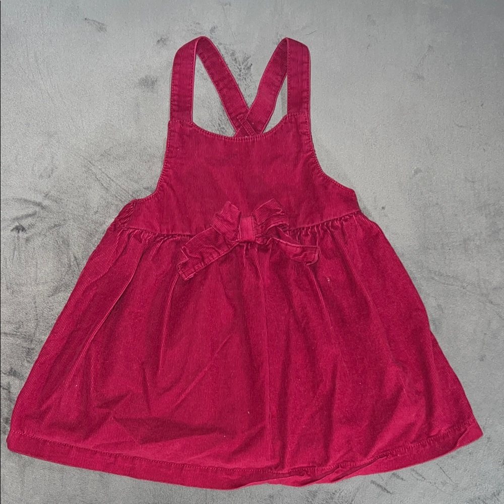 Carter's Burgundy Overalls Dress